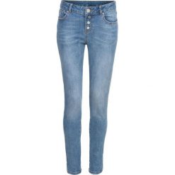 Dżinsy bonprix niebieski "bleached”. Jeansy damskie marki bonprix. Za 124.99 zł.