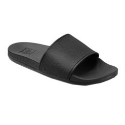 Klapki basenowe męskie REEF Cushion Slide. Czarne klapki męskie Reef. Za 169.99 zł.