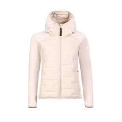 Bluza damska hybrydowa z puchem Alpine Pro Nonera. Brązowe bluzy damskie Alpine Pro, bez wzorów, z puchu, bez kaptura. W wyprzedaży za 369.00 zł.