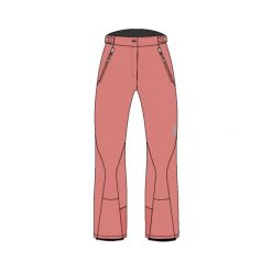 Spodnie narciarskie dla kobiet CMP Stretch. Czerwone spodnie materiałowe damskie CMP, l, bez wzorów, narciarskie. Za 349.99 zł.
