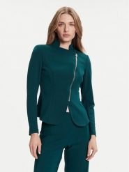 Rinascimento Marynarka CFC0125220003 Zielony Slim Fit. Zielone żakiety damskie Rinascimento, s, bez wzorów, z syntetyku. Za 449.99 zł.