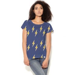 Colour Pleasure Koszulka CP-034 113 granatowo-żółta r. XXXL/XXXXL. T-shirty damskie marki Colour Pleasure. Za 70.35 zł.