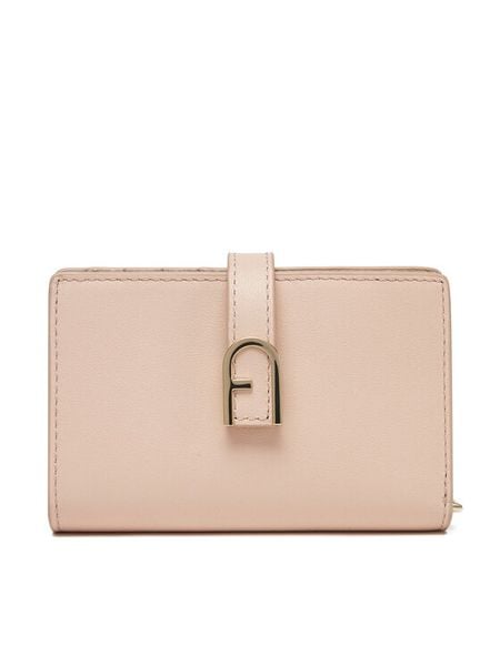 Furla Portfel Flow S Compact Wallet WP00401 BX2045 0496S Różowy. Czerwone portfele damskie Furla, bez wzorów, ze skóry. Za 519.99 zł.