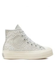 Converse Trampki Chuck Taylor All Star Lift Platform Butterflies A07538C Biały. Białe trampki i tenisówki damskie Converse, bez wzorów, z materiału, retro, bez zapięcia. Za 289.99 zł.