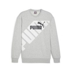 Puma Bluza Power Graphics Tr 67896104. Szare bluzy męskie Puma, m, bez wzorów, bez kaptura. Za 140.99 zł.