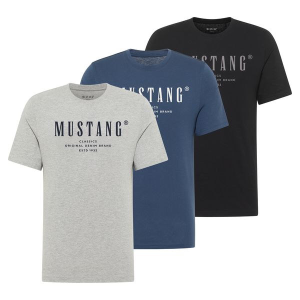 3PAK Męski T-Shirt Mustang Style Alex 1017329. T-shirty męskie Mustang, m, bez wzorów, bez kołnierzyka. Za 219.99 zł.