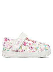 Primigi Półbuty 1355144 M Biały. Białe półbuty dziewczęce Primigi, bez wzorów, z materiału, bez zapięcia. Za 199.99 zł.