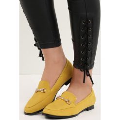 Żółte Mokasyny Timeless Chic. Mokasyny damskie marki Born2be. Za 69.99 zł.