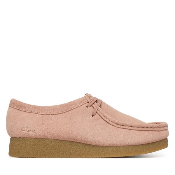 Półbuty Clarks. Brązowe półbuty na co dzień męskie Clarks, bez zapięcia. Za 431.99 zł.