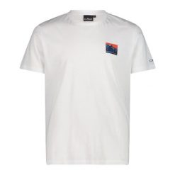 Koszulka męska CMP 35F5617. Zielone koszulki sportowe męskie CMP, m, bez wzorów, z bawełny, bez kołnierzyka, bez ramiączek. Za 131.00 zł.