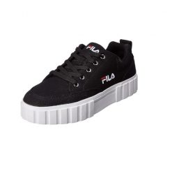 Buty do chodzenia damskie Fila Sandblast C trampki. Czarne trampki i tenisówki damskie Fila, bez wzorów, z materiału, klasyczne, bez zapięcia. Za 159.00 zł.