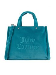 Juicy Couture Torebka BIJXT8701WPO Turkusowy. Niebieskie torebki do ręki damskie Juicy Couture, bez wzorów, z poliesteru, bez dodatków. Za 349.99 zł.