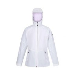 Kurtka przeciwdeszczowa damska Raddick II. Białe kurtki damskie Regatta, bez wzorów, bez kaptura. W wyprzedaży za 388.90 zł.