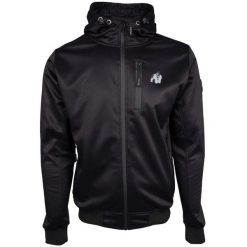 Kurtka z dresu Gorilla Wear Glendal Softshell. Czarne kurtki sportowe męskie GORILLA WEAR, l, bez wzorów, z dresówki, na fitness i siłownię. Za 400.10 zł.