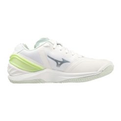 Buty halowe Mizuno Wave Stealth Neo. Białe obuwie sportowe damskie Mizuno, bez wzorów, do piłki ręcznej, mizuno wave. W wyprzedaży za 499.80 zł.