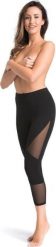 Teyli Legginsy bawełniane z siateczką Tina czarne S Czarny. Czarne legginsy damskie Teyli, s, bez wzorów, z bawełny. Za 99.99 zł.