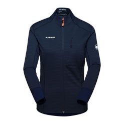 Bluza trekkingowa damska Mammut Taiss Light ML. Niebieskie bluzy damskie Mammut, xl, bez wzorów, bez kaptura. Za 479.99 zł.