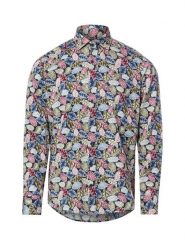 Nils Sundström Koszula męska Mężczyźni Modern Fit Bawełna niebieski|zielony|wielokolorowy, L. Niebieskie koszule męskie Nils Sundström, l, bez wzorów, z bawełny, eleganckie, bez kołnierzyka, bez ramiączek. Za 279.95 zł.