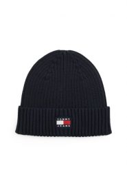 Tommy Jeans czapka z dzianiny Mężczyźni Bawełna niebieski, ONE SIZE. Niebieskie czapki i kapelusze męskie Tommy Jeans, bez wzorów, z bawełny, eleganckie. Za 149.95 zł.