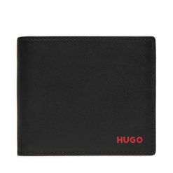 Portfel HUGO. Czarne portfele męskie Hugo, bez wzorów. Za 349.99 zł.