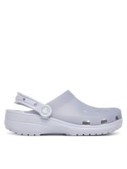 Crocs Klapki Classic Frosted Clog 210928 Fioletowy. Fioletowe klapki damskie Crocs, bez wzorów, z tworzywa sztucznego, bez obcasa. Za 139.99 zł.