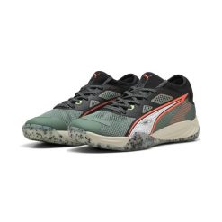 Buty do piłki ręcznej unisex Eliminate NITRO™ SQD 4 PUMA. Czarne obuwie sportowe damskie Puma, bez wzorów, do piłki ręcznej. Za 729.00 zł.