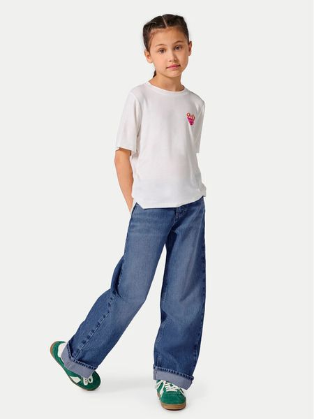 Kids ONLY Jeansy Hope 15328381 Niebieski Wide Leg. Niebieskie jeansy dla dziewczynek Kids Only, z bawełny. Za 109.99 zł.