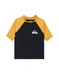 Koszulka z krótkim rękawem UPF 50 dla Chłopcy EVERYDAY UPF50 Czarny. Czarne t-shirty dla chłopców Quiksilver, bez wzorów, z elastanu, bez ramiączek. Za 76.99 zł.
