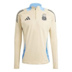 Bluza treningowa Argentine Copa America. Brązowe bluzy męskie Adidas, m, bez wzorów, bez kaptura. Za 269.95 zł.