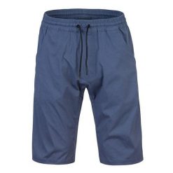 Szorty Hannah Fill II. Niebieskie krótkie spodenki sportowe męskie Hannah, bez wzorów, trekkingowe. W wyprzedaży za 258.15 zł.