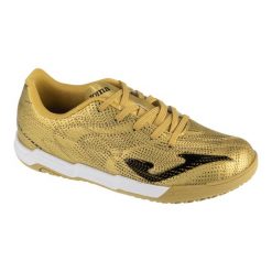 Buty halowe do piłki nożnej chłopięce, Evolution Jr 26 EVJS IN. Żółte buty sportowe chłopięce Joma, bez wzorów, bez zapięcia, do piłki nożnej. Za 149.99 zł.