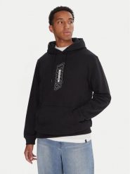 DC Shoes Bluza EDYFT03557 KVJ0 Czarny Regular Fit. Czarne bluzy męskie DC Shoes, l, bez wzorów, z bawełny, bez kaptura. Za 309.99 zł.