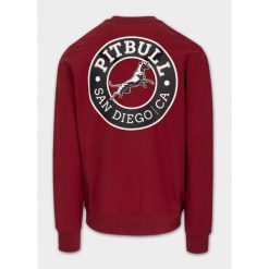 Bluza męska Pitbull SAN DIEGO CA. Brązowe bluzy męskie PITBULL, m, bez wzorów, bez kaptura. Za 199.99 zł.