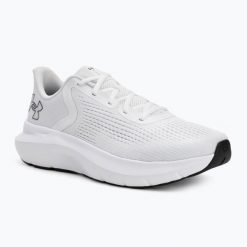 Buty do biegania męskie Under Armour Charged Rogue 5. Białe buty sportowe męskie Under Armour, bez zapięcia, do biegania. Za 249.99 zł.