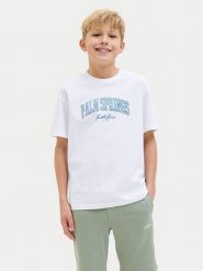 Jack & Jones T-Shirt Detroit 12269816 Biały Relaxed Fit. Białe t-shirty dla chłopców Jack & Jones, bez wzorów, z bawełny, bez ramiączek. Za 59.99 zł.