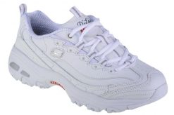 Buty sportowe Sneakersy damskie, Skechers D'Lites-Fresh Start. Białe obuwie sportowe damskie Skechers, bez wzorów, z materiału, trekkingowe. Za 299.99 zł.