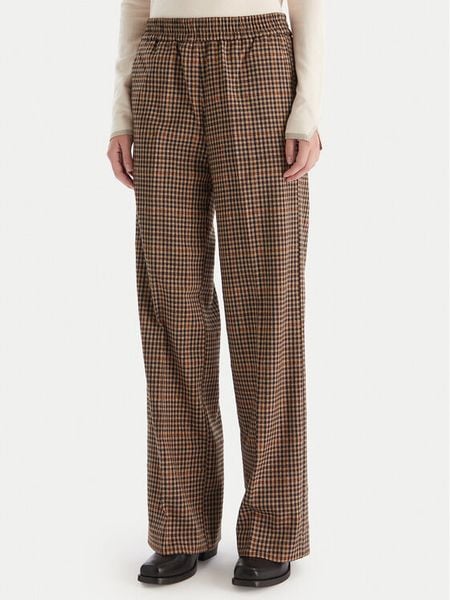 Liu Jo Spodnie materiałowe MF5349 T4335 Brązowy Regular Fit. Brązowe spodnie materiałowe damskie Liu Jo, bez wzorów, z materiału. Za 719.99 zł.