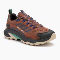Buty turystyczne męskie Merrell Moab Speed 2. Brązowe trekkingi męskie Merrell, trekkingowe. Za 469.99 zł.
