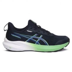 Buty do biegania damskie Asics 1014A382400. Niebieskie obuwie sportowe damskie Asics, bez wzorów, do biegania. Za 469.00 zł.