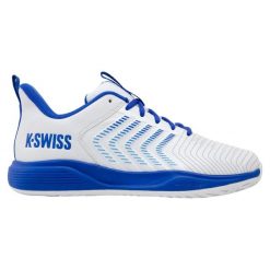 Buty do tenisa K-Swiss Ultrashot Light. Białe buty sportowe męskie K-SWISS, bez zapięcia, tenisowe. Za 269.00 zł.