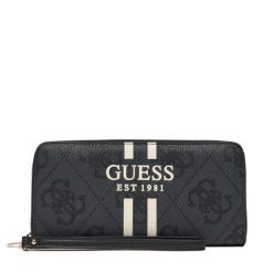 Portfel Guess. Czarne portfele damskie Guess, z aplikacjami. Za 209.99 zł.