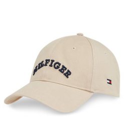Czapka z daszkiem Tommy Hilfiger. Brązowe czapki i kapelusze męskie Tommy Hilfiger, bez wzorów. Za 99.99 zł.