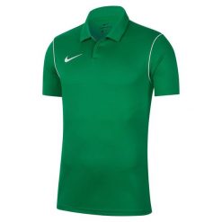 Koszulka treningowa męska Nike Dry Park 20. Zielone koszulki polo męskie Nike, m, bez wzorów, z materiału, klasyczne, bez ramiączek. Za 122.00 zł.
