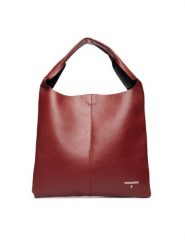 Patrizia Pepe Torebka 8B0321/L148-B861 Bordowy. Czerwone torebki do ręki damskie Patrizia Pepe, bez wzorów, ze skóry, bez dodatków. Za 1,289.00 zł.