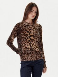 ViCOLO Sweter 22061F Brązowy Regular Fit. Brązowe swetry damskie ViCOLO, l, bez wzorów, z wełny, bez kołnierzyka, bez ramiączek, bez kaptura. Za 459.99 zł.