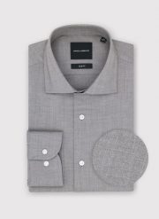 PAKO LORENTE – Szara koszula męska. Szare koszule męskie Pako Lorente, m, bez wzorów, z elastanu, bez kołnierzyka, bez ramiączek. Za 299.99 zł.