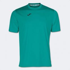Koszulka do biegania męska Joma Combi. Niebieskie koszulki sportowe męskie Joma, m, bez wzorów, bez kołnierzyka, bez ramiączek, do biegania. Za 59.99 zł.