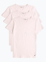 Tommy Hilfiger T-shirty pakowane po 3 szt. Mężczyźni Dżersej biały, MD. Białe t-shirty męskie Tommy Hilfiger, m, bez wzorów, z bawełny, bez kołnierzyka. Za 229.95 zł.