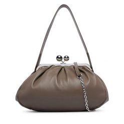Torebka Weekend Max Mara. Brązowe torebki do ręki damskie Weekend Max Mara, bez wzorów, wizytowe, bez dodatków. Za 1,839.00 zł.