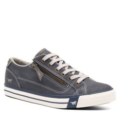 Tenisówki Mustang. Niebieskie trampki i tenisówki damskie Mustang, bez wzorów, bez zapięcia. Za 215.99 zł.